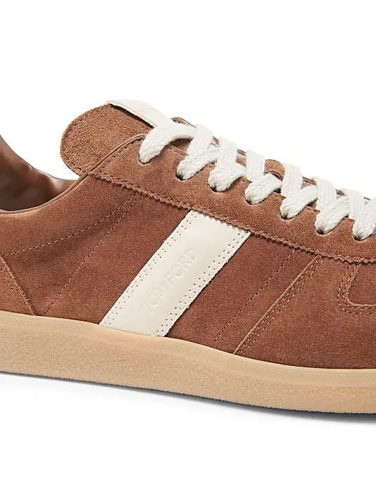 Men's Tom Ford Archer Suede Tobacco Amber Sneakers