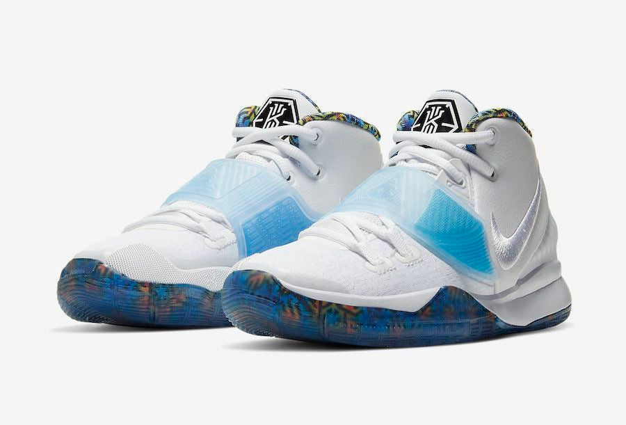 Men's Kyrie 6 White Sapphire Shoes