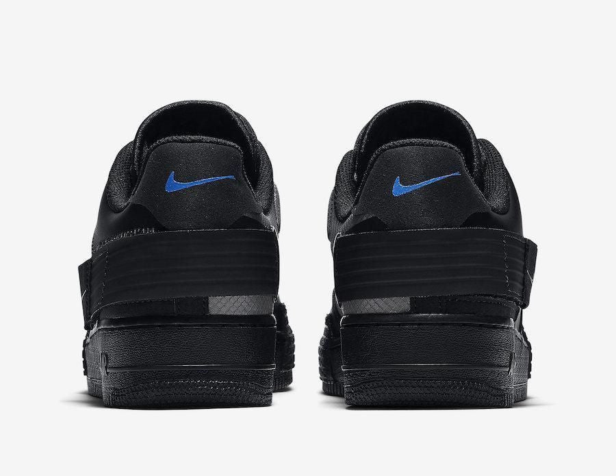 Men's Air Force 1 Type Black Photo Blue Shoes