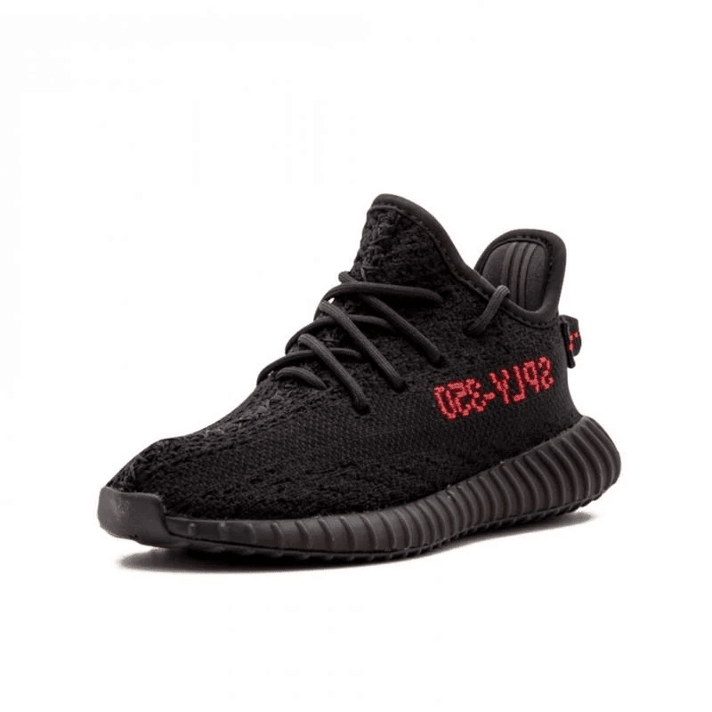 Men's Yeezy Boost 350 V2 Black Red Shoes