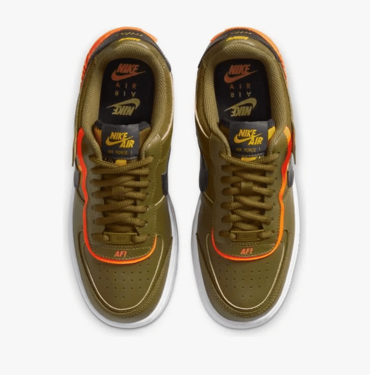 Men's Air Force 1 Shadow Olive Flak Shoes
