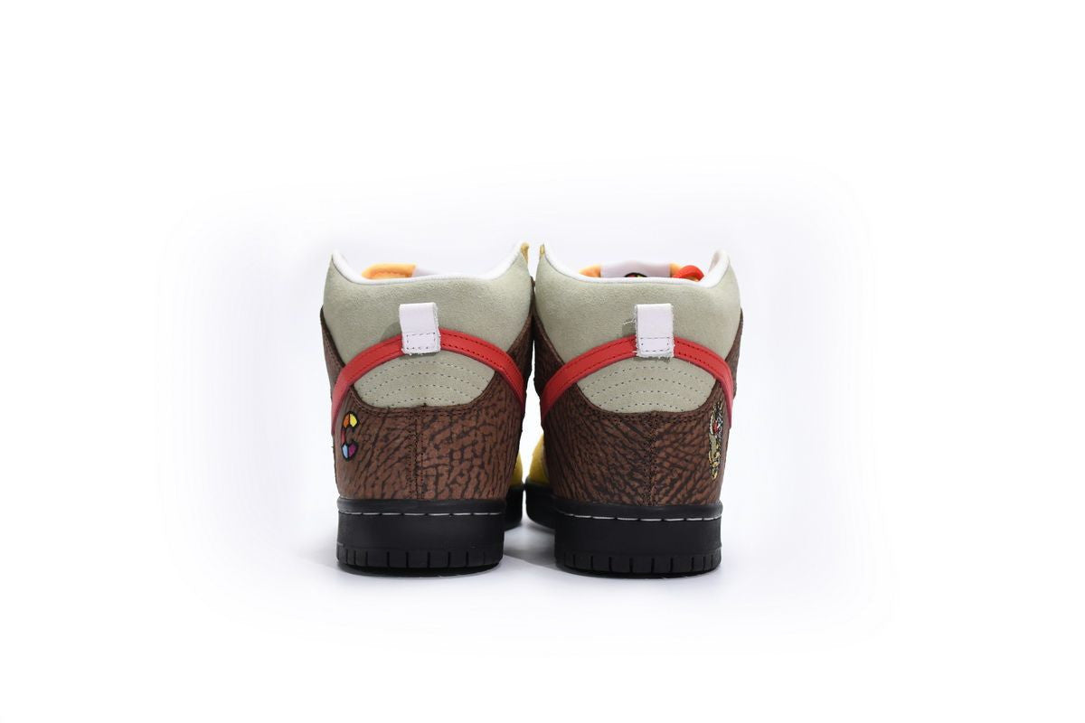 Men's Color Skates x SB Dunk High Kebab and Destroy Shoes