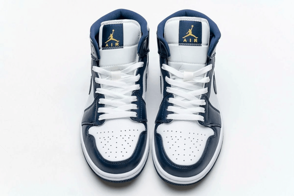 Men's Air Jordan 1 Mid Obsidian Shoes