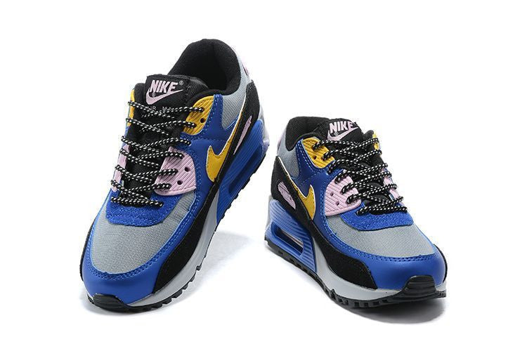 Men's Air Max 90 Blue Yellow Shoes