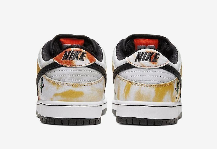 Men's SB Dunk Low Raygun Tie Dye White Shoes
