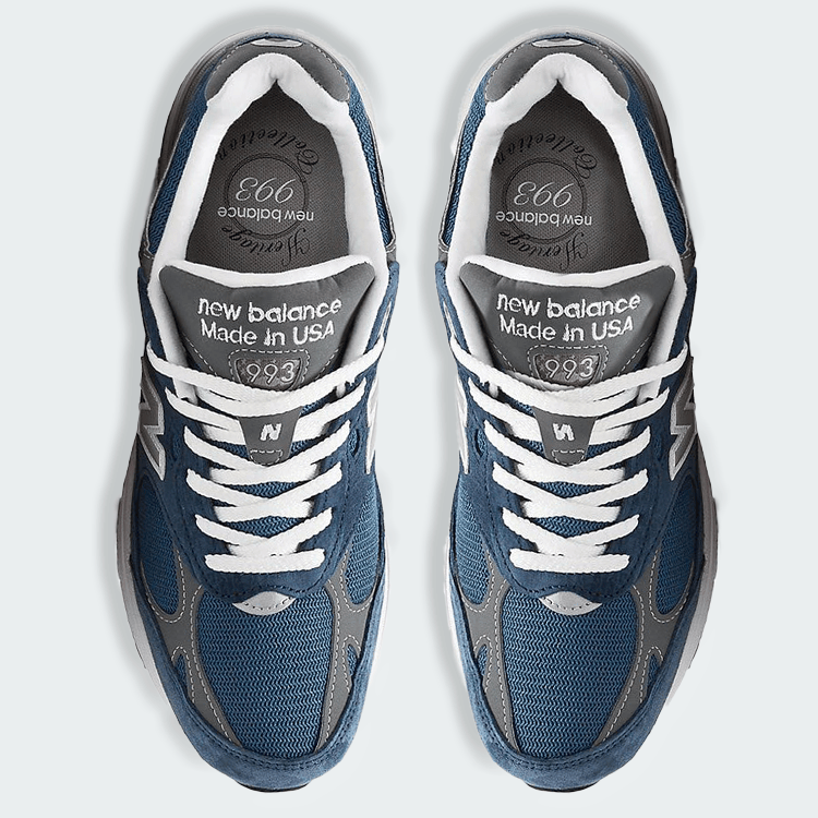 Men's New Balance 993 Vintage Indigo Shoes