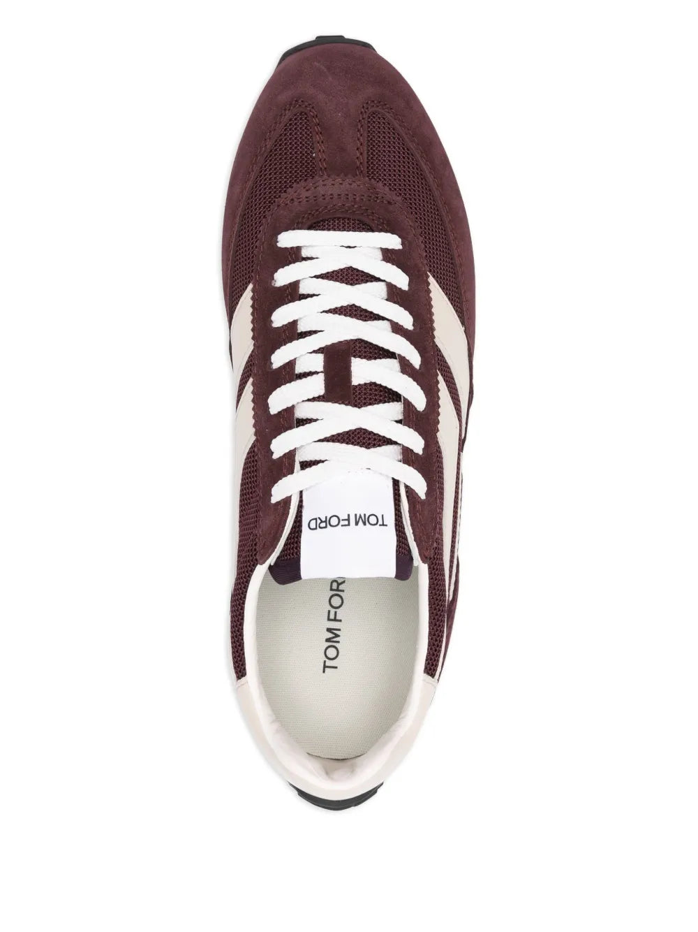 Men's Tom Ford Mick Panelled Red Sneakers