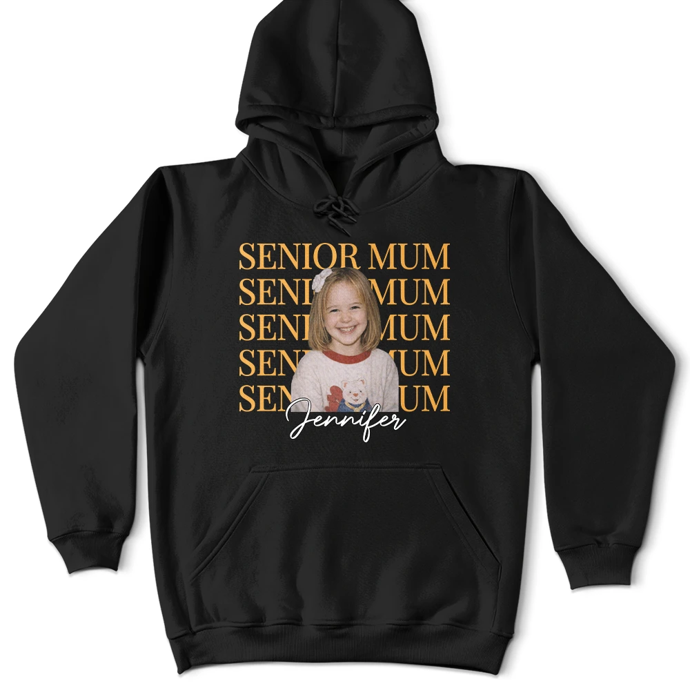 Custom Photo Childhood Senior Mom - Personalized T Shirt