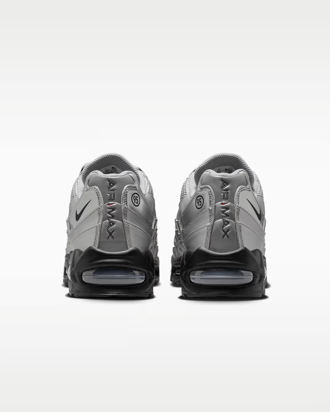 Men's Nike Air Max 95 Metallic Silver Shoes