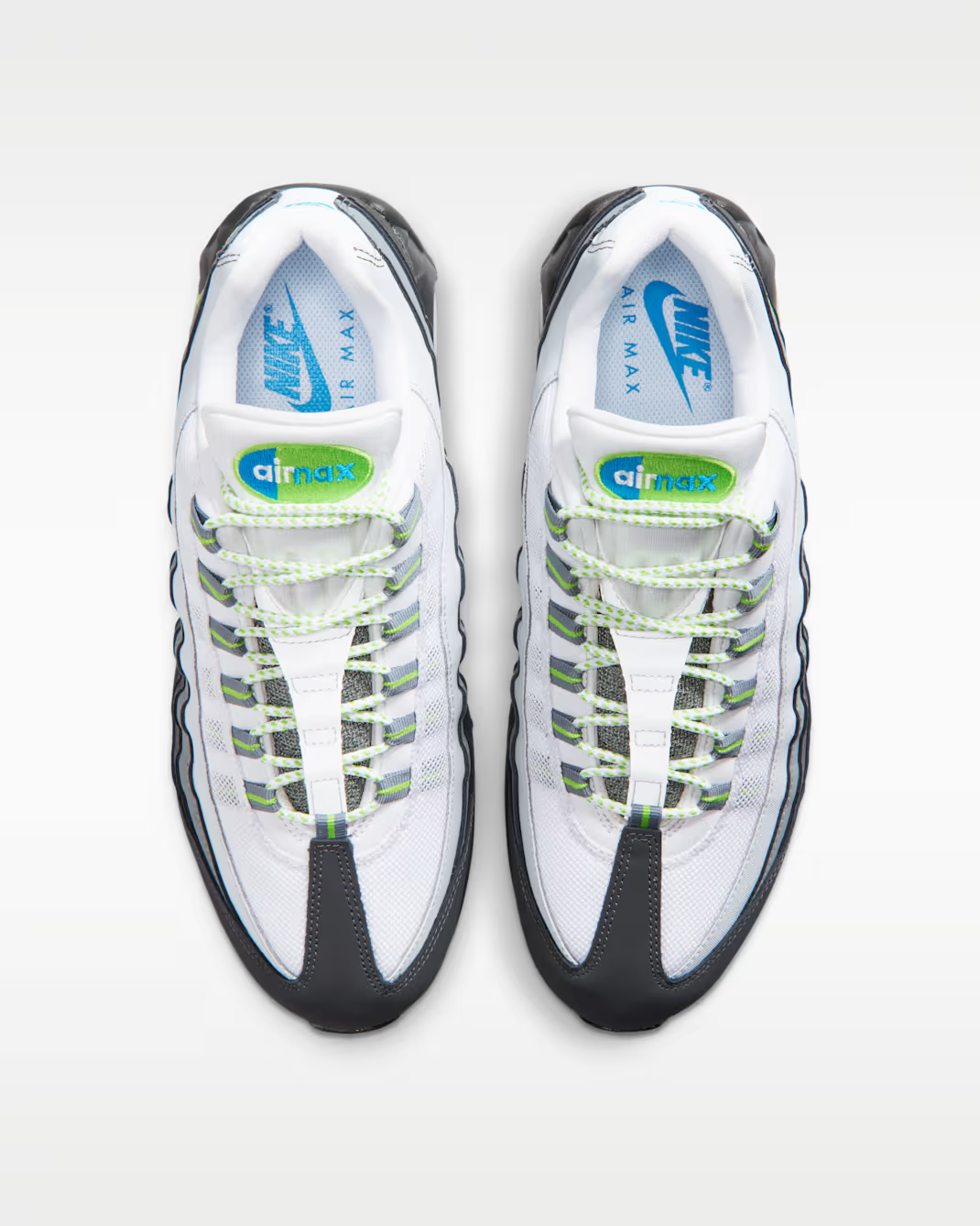 Men's Nike Air Max 95 Black Action Green Shoes