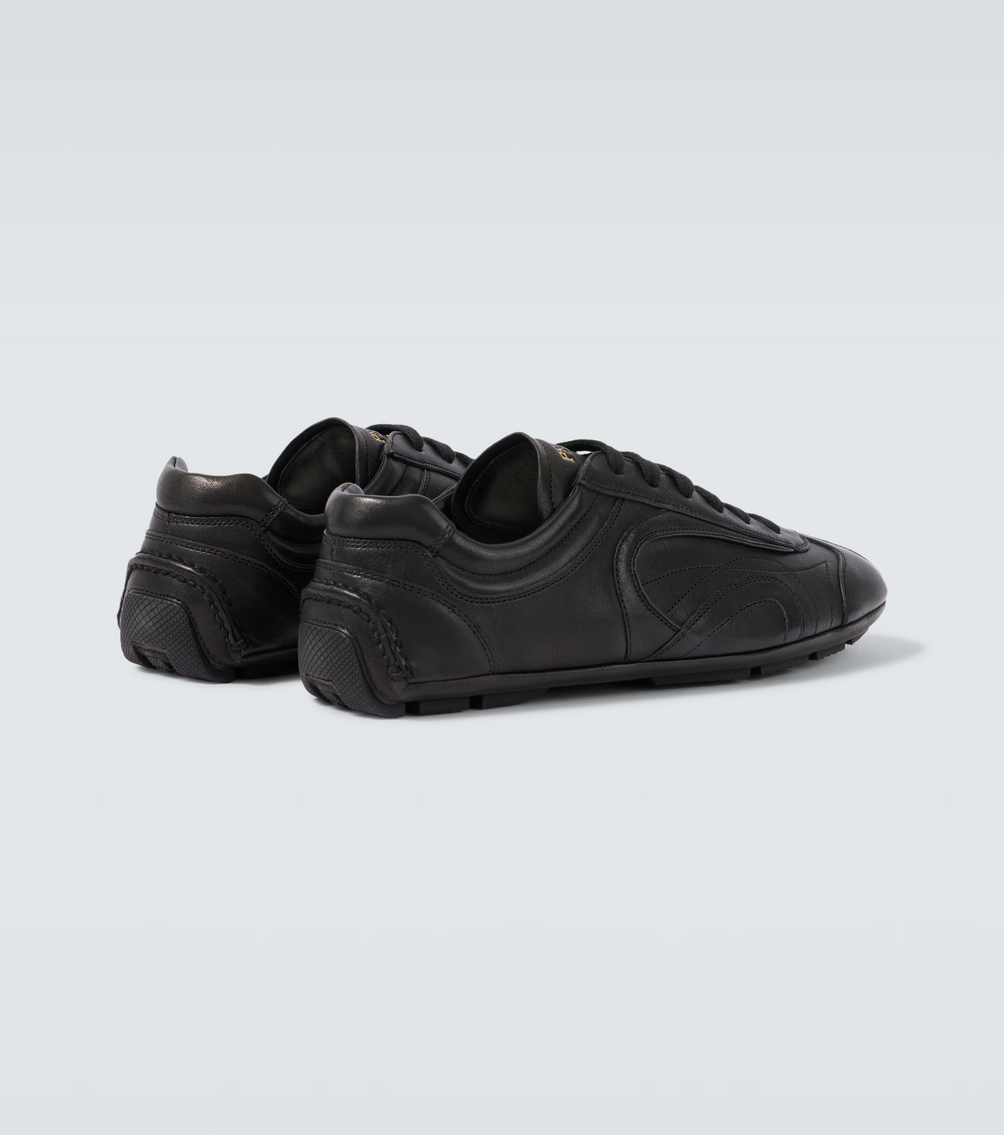 Men's Prada Montecarlo Re-Edition 2005 Leather Black Sneakers