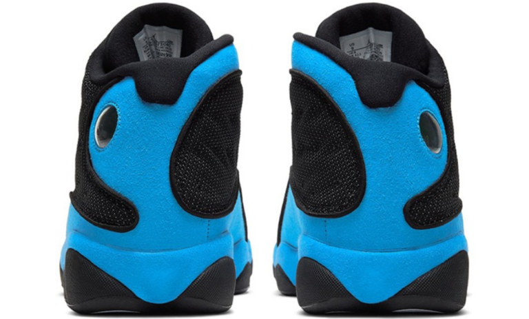 Men's Nike Air Jordan 13 Black University Blue Shoes