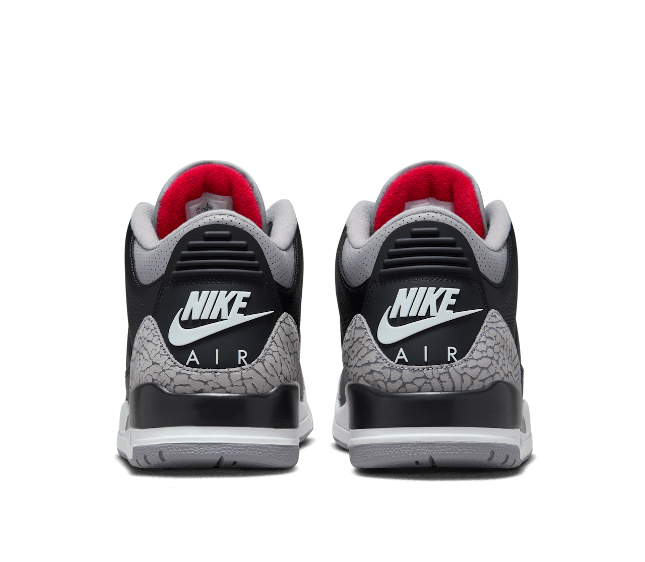 Men's Air Jordan 3 Black Cement Shoes
