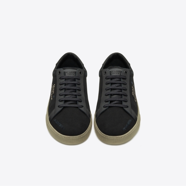 Men's Saint Laurent Court Classic SL06 Black Sneakers