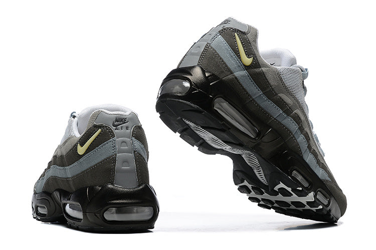 Men's Nike Air Max 95 Gradient Grey And Blue Shoes