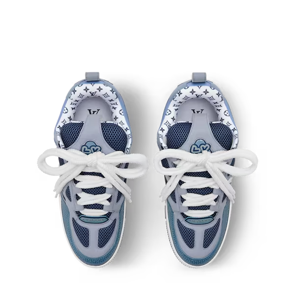 Men's Louis Vuitton Trainer Blue Sneakers