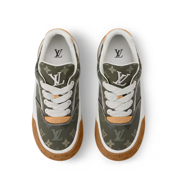 Men's Louis Vuitton Tilted Green Sneakers