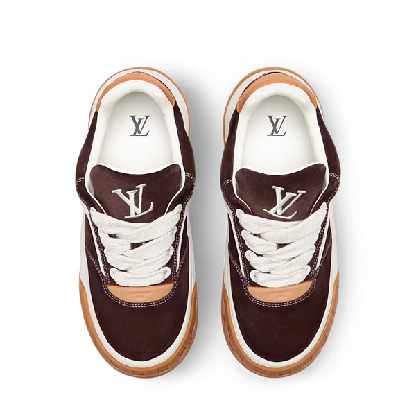 Men's Louis Vuitton Tilted Brown Sneakers