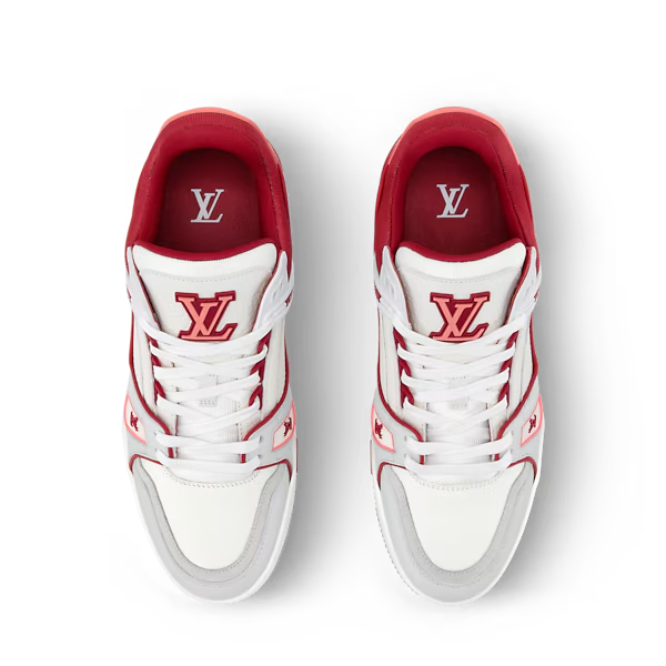 Men's Louis Vuitton Trainer Red Sneakers