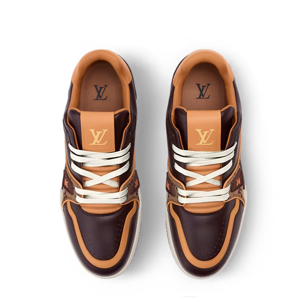 Men's Louis Vuitton Trainer Brown Sneakers
