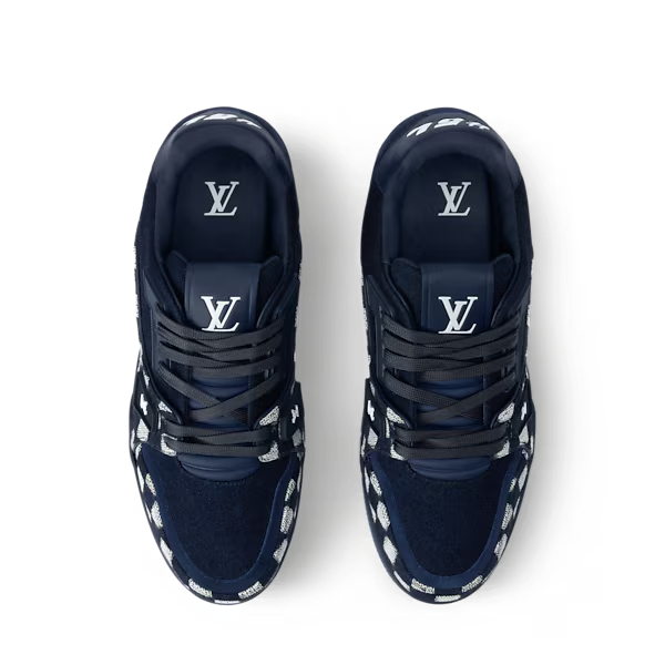 Men's Louis Vuitton Trainer Blue Sneakers
