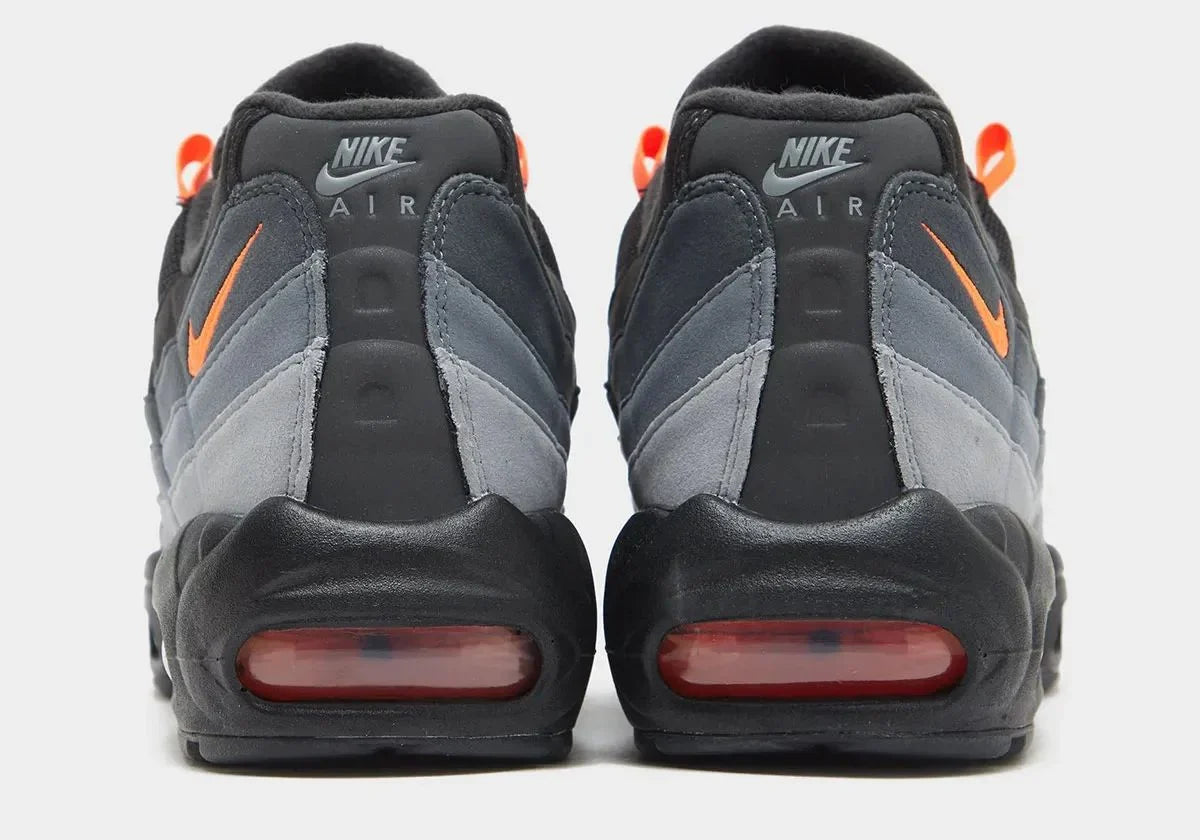 Men's Nike Air Max 95 Black Hyper Crimson Shoes