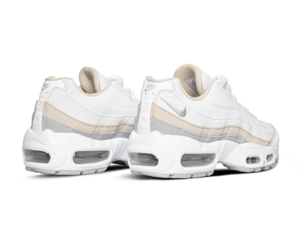 Men's Nike Air Max 95 White Beige Grey Shoes