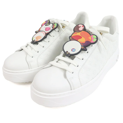 Men's Louis Vuitton Time Out Takashi Murakami Panda Sneakers