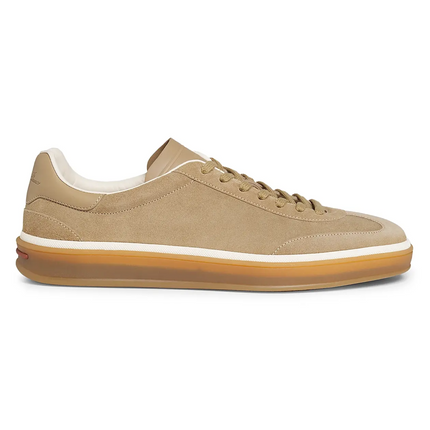 Men's Loro Piana Tennis Walk  Light Wood Smoke Sneakers