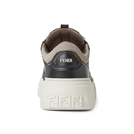 Men's Fendi Roma Match Nero Beige Sneakers