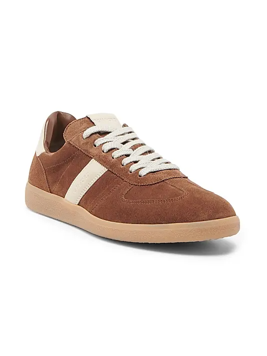 Men's Tom Ford  Archer Suede Tobacco Amber Sneakers