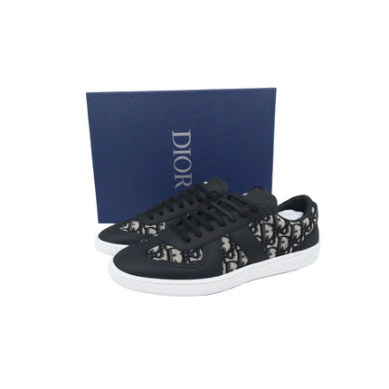 Men's Dior B01 Matchpoint White And Black Print Sneakers