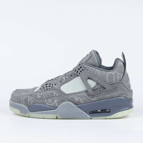 Men's Air Jordan 4 x Kaws Grey Shoes