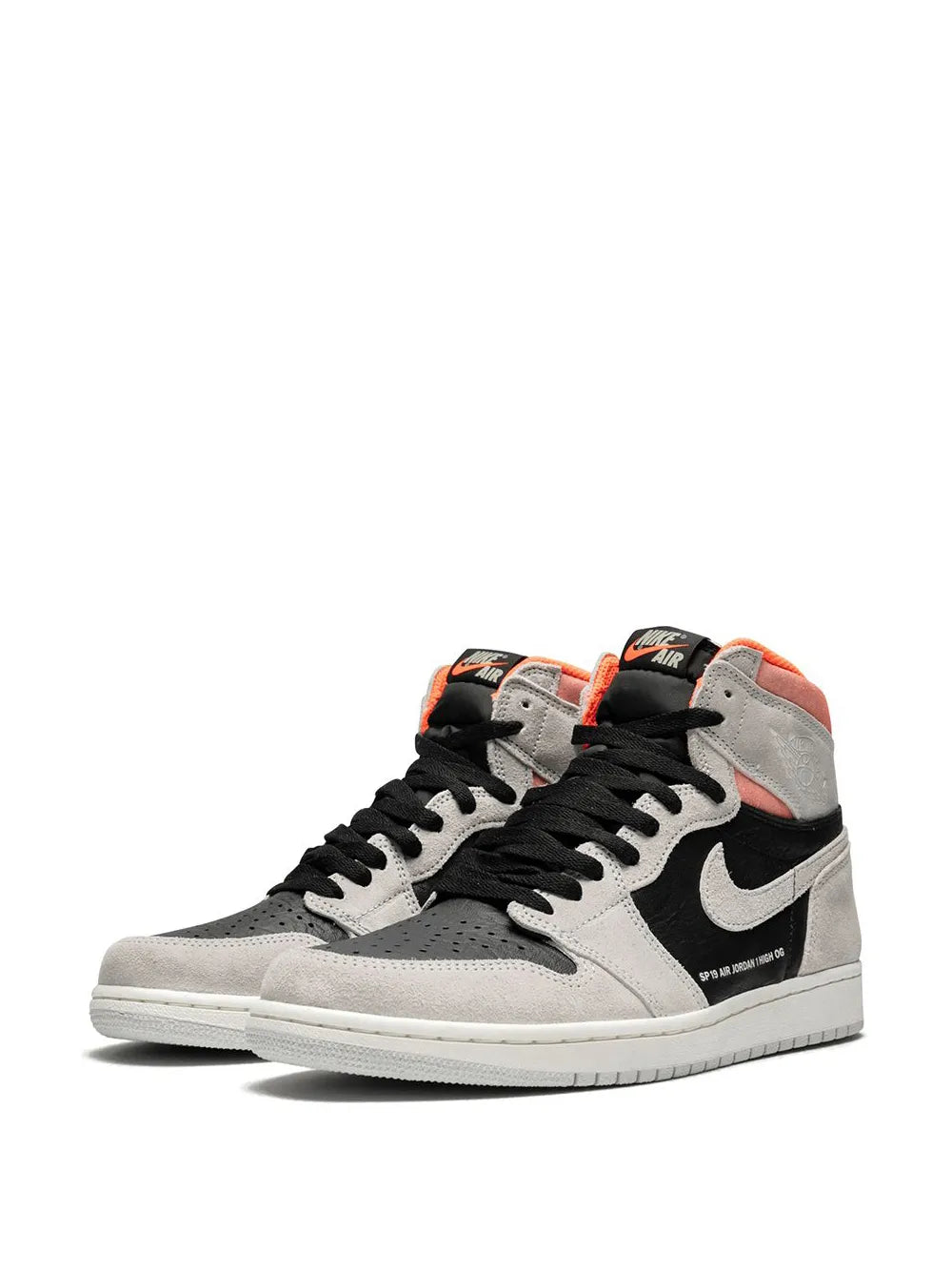Men's Air Jordan 1 High 'Neutral Grey Hyper Crimson’ Shoes
