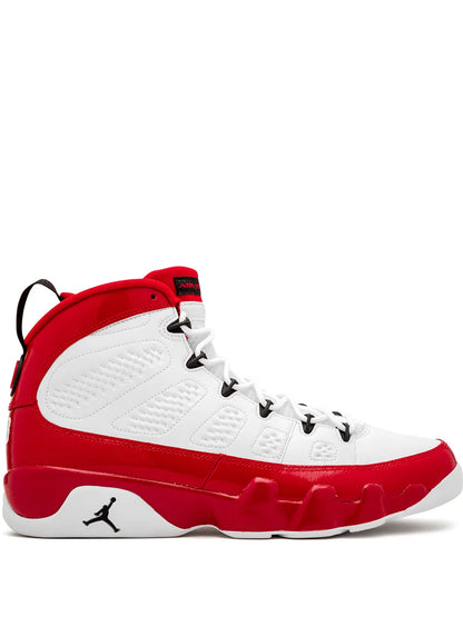 Men's Nike Air Jordan 9 Retro Black Red White Shoes