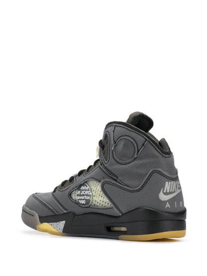 Men's Nike Air Jordan 5 Retro Off-White Muslin Shoes