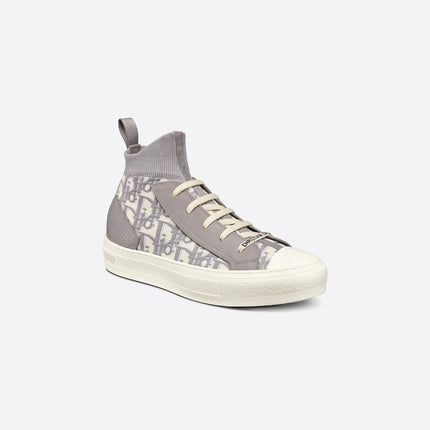Men's Dior Walk’n’Dior Platform Gray Oblique Sneakers