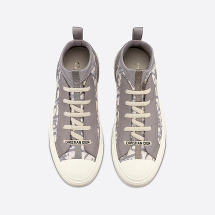 Men's Dior Walk’n’Dior Platform Gray Oblique Sneakers