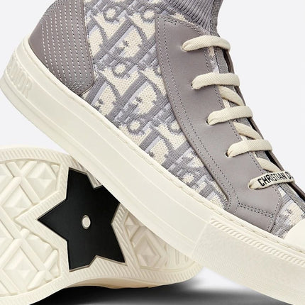 Men's Dior Walk’n’Dior Platform Gray Oblique Sneakers
