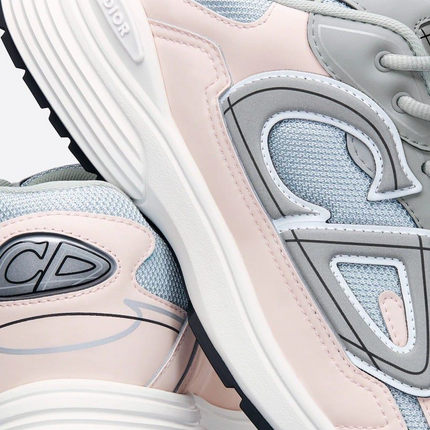 Men's Dior x Stone Island B30 Gray Pink Sneakers