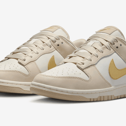 Men's Dunk Low Gold Swoosh Shoes