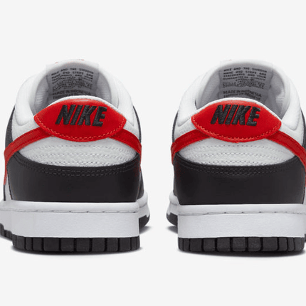 Men's Dunk Low Black White Red Shoes