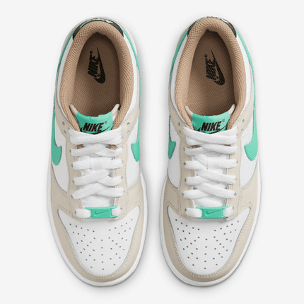 Men's Dunk Low Split Seam White Tan Mint Shoes