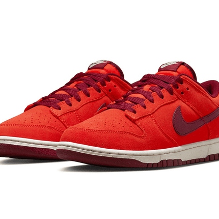 Men's SB Dunk Low Orange Suede Shoes