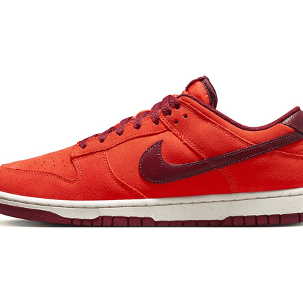 Men's SB Dunk Low Orange Suede Shoes