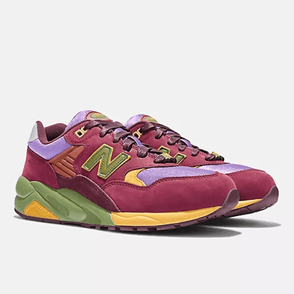 Men's New Balance 580 x Stray Rats Burgundy Shoes
