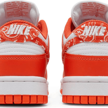 Men's SB Dunk Low Orange Paisley Shoes