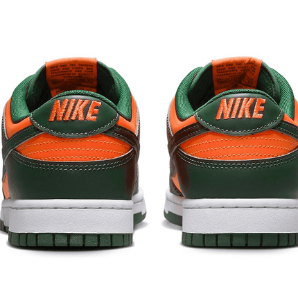 Men's Dunk Low Miami Hurricanes Shoes