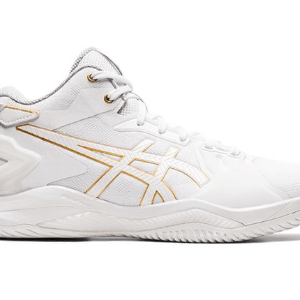 Men's Asics Gel Burst 26 White Gold Shoes