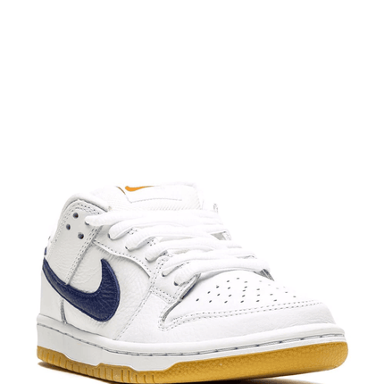 Men's SB Dunk Low Pro ISO Orange Label White Navy Shoes